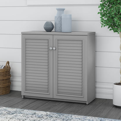 Armoire de rangement Fairview avec portes et étagères par Bush Furniture - 31,73 L x 12,76 l x 30,71 H