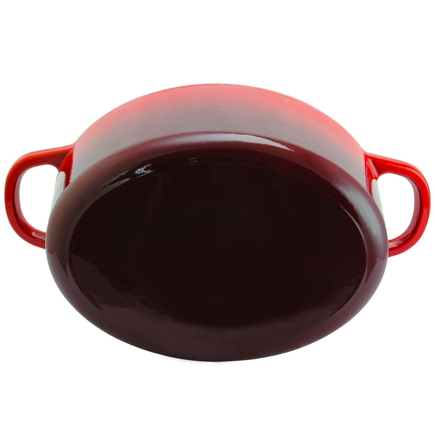 Cocotte hollandaise ovale en fonte émaillée Crock Pot Artisan de 7 litres, couleur rouge écarlate