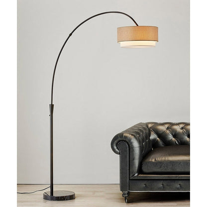 Lampadaire en arche Carson Carrington Flam de 81 pouces