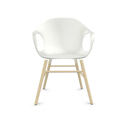 Chaise éléphant avec base en bois