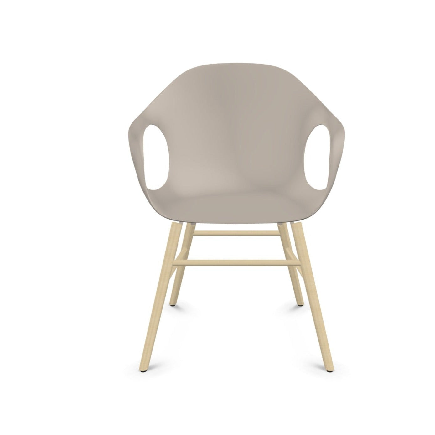 Chaise éléphant avec base en bois