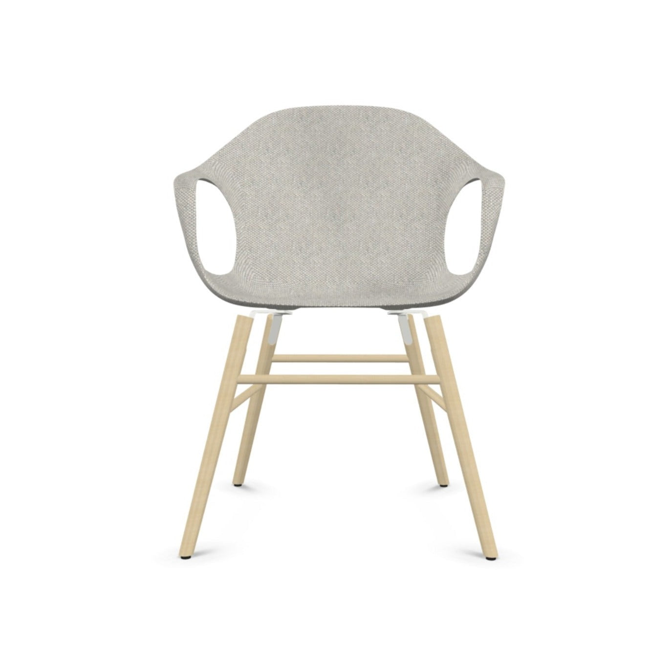 Chaise éléphant avec base en bois