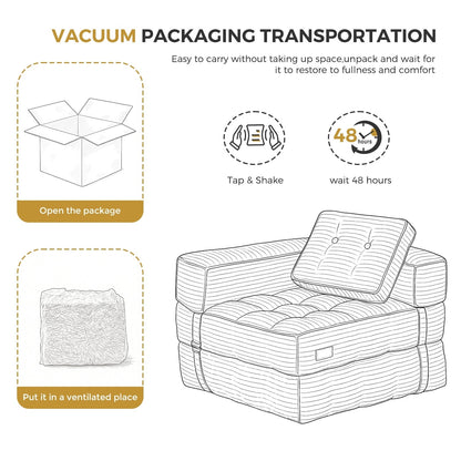 Canapé-lit pliable, canapé-lit en forme de L