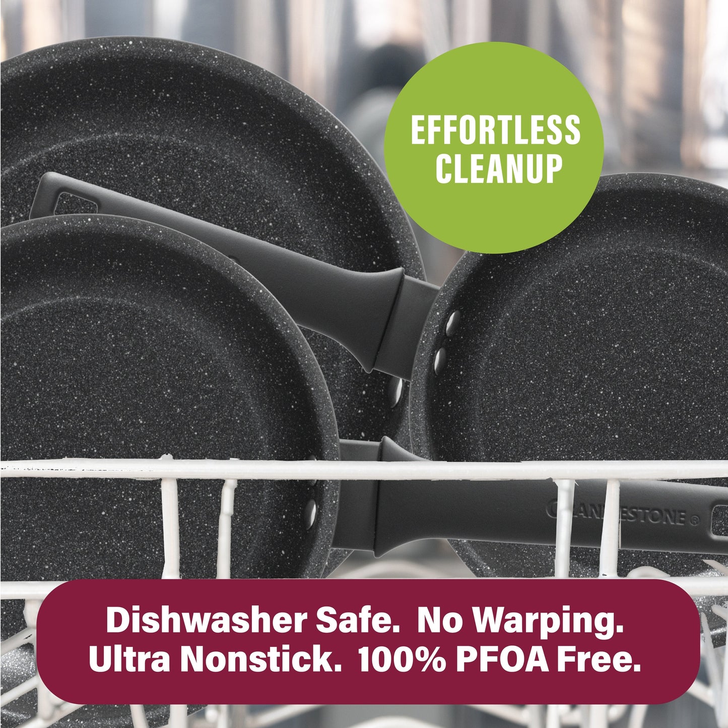 Batterie de cuisine antiadhésive anodisée dure Granitestone Pro Premier 13 pièces