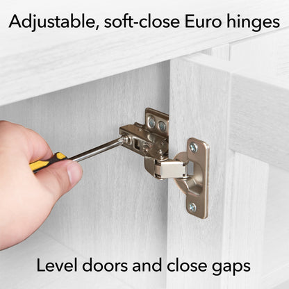 Meuble TV rectangulaire Hanson pour téléviseurs jusqu'à 75