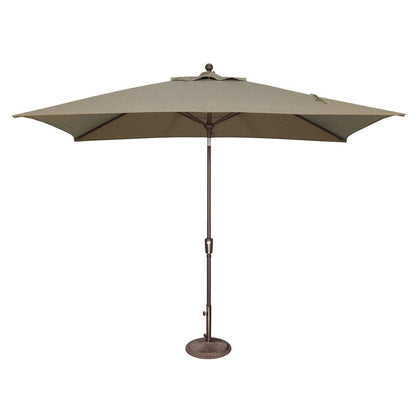 Parasol inclinable rectangulaire à bouton-poussoir SimplyShade Catalina de 10 pieds