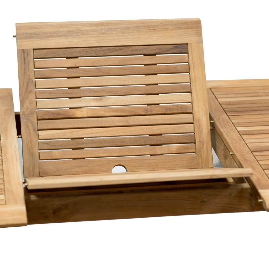 Ensemble de salle à manger d'extérieur Amazonia 11 pièces en teck certifié FSC - 10 places - 11 pièces