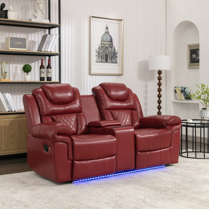 Fauteuil inclinable manuel pour cinéma maison avec rangement escamotable