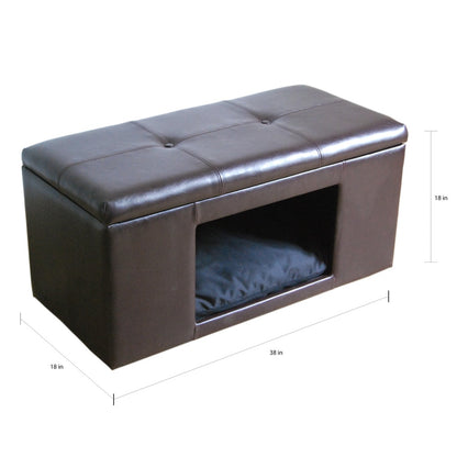 Banc pour lit pour animaux de compagnie HomePop