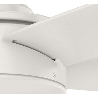 Ventilateur de plafond intérieur/extérieur Hunter 52 Shorebreak WeatherMax avec commande murale - Résistant aux intempéries, au sel et à la corrosion