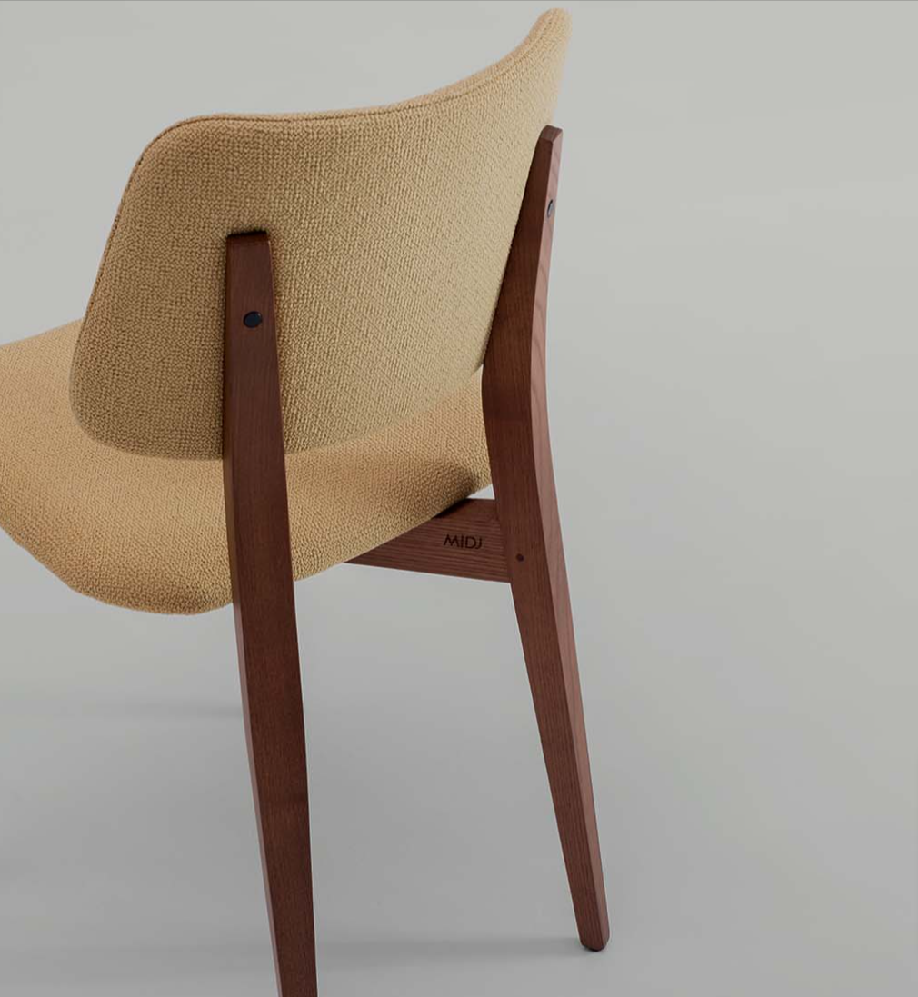 Chaise d'appoint Joe SL TS rembourrée