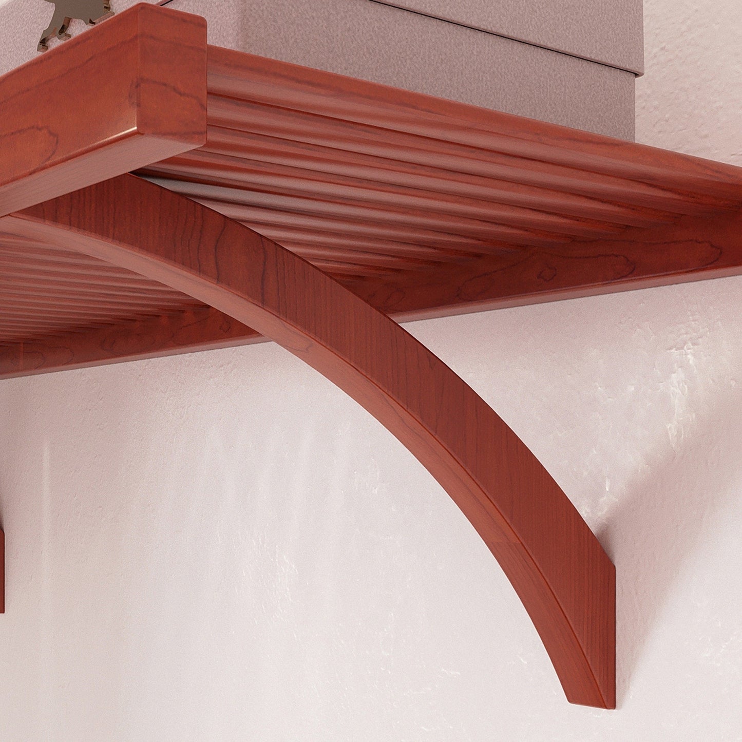 Système de placard intégré Simplicity en bois massif John Louis Home en acajou rouge