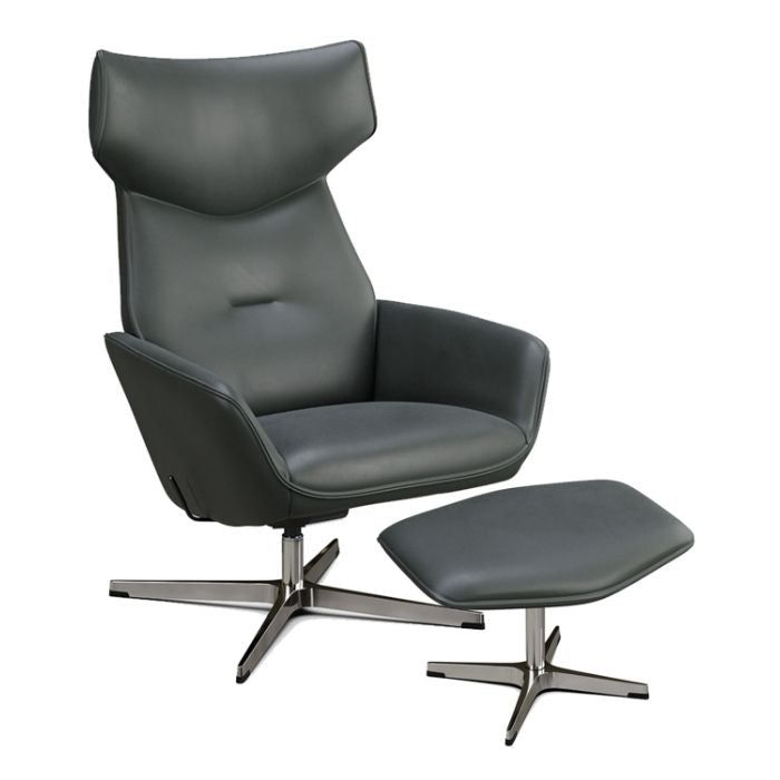 Fauteuil inclinable Palma avec repose-pieds et coussin de tête
