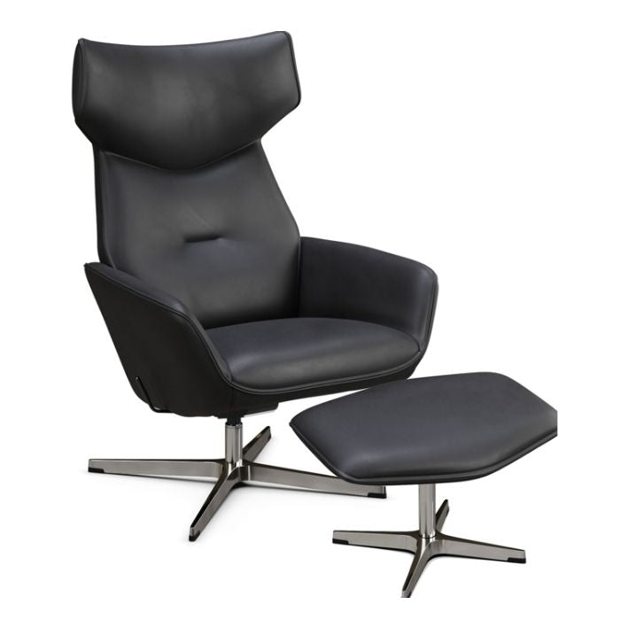 Fauteuil inclinable Palma avec repose-pieds et coussin de tête