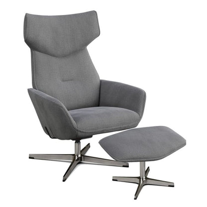 Fauteuil inclinable Palma avec repose-pieds et coussin de tête