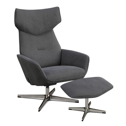 Fauteuil inclinable Palma avec repose-pieds et coussin de tête