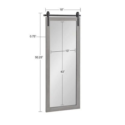 Miroir mural rectangulaire rustique Kate et Laurel Cates