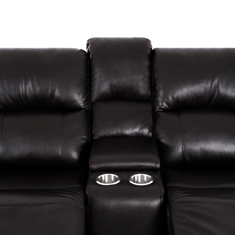Collection de canapés inclinables manuels en cuir pour salon Meubles inclinables en cuir pour la maison, le bureau et le salon