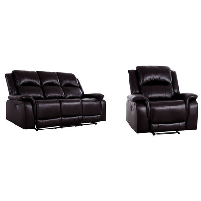 Collection de canapés inclinables manuels en cuir pour salon Meubles inclinables en cuir pour la maison, le bureau et le salon