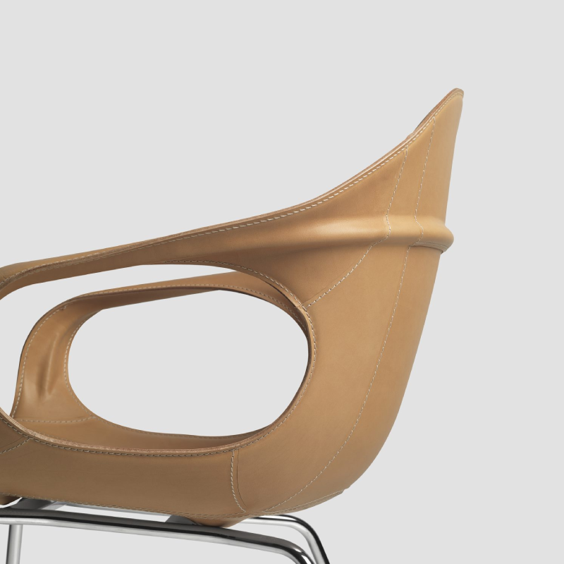 Fauteuil Éléphant avec base en métal