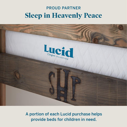 Matelas Lucid Firm en mousse à mémoire de forme avec gel de 10 pouces