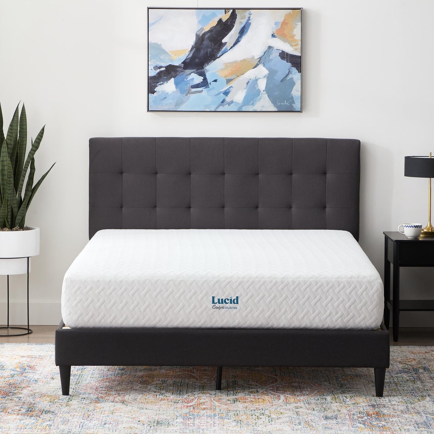 Matelas Lucid Firm en mousse à mémoire de forme avec gel de 10 pouces