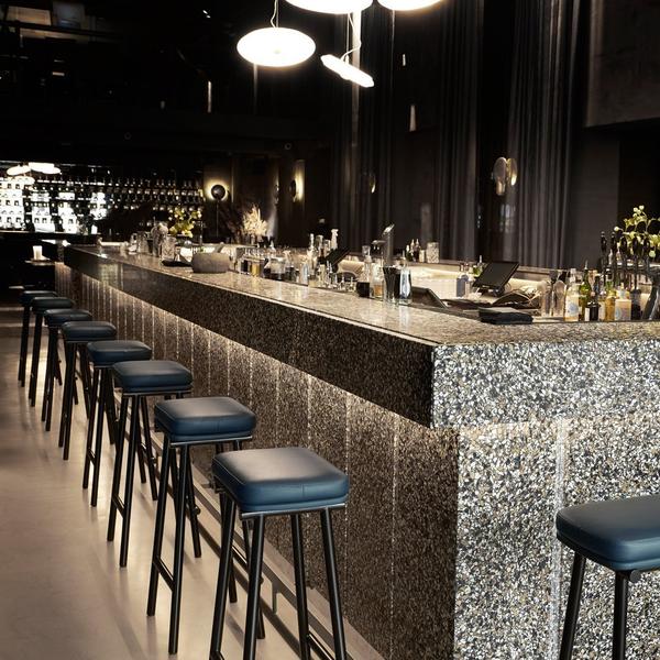 Tabouret Tubby Tube rembourré