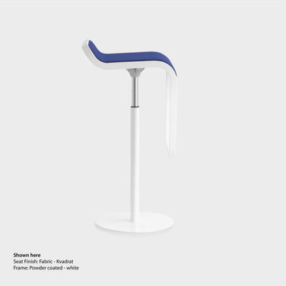 Tabouret réglable en hauteur LEM - Vérin à gaz chromé mat