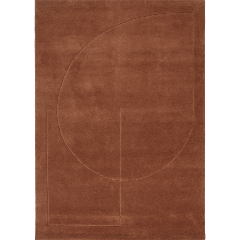 Tapis fait main avec poème linéaire