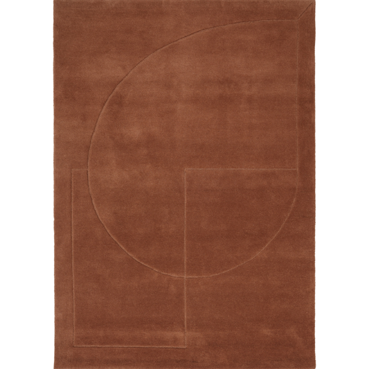 Tapis fait main avec poème linéaire