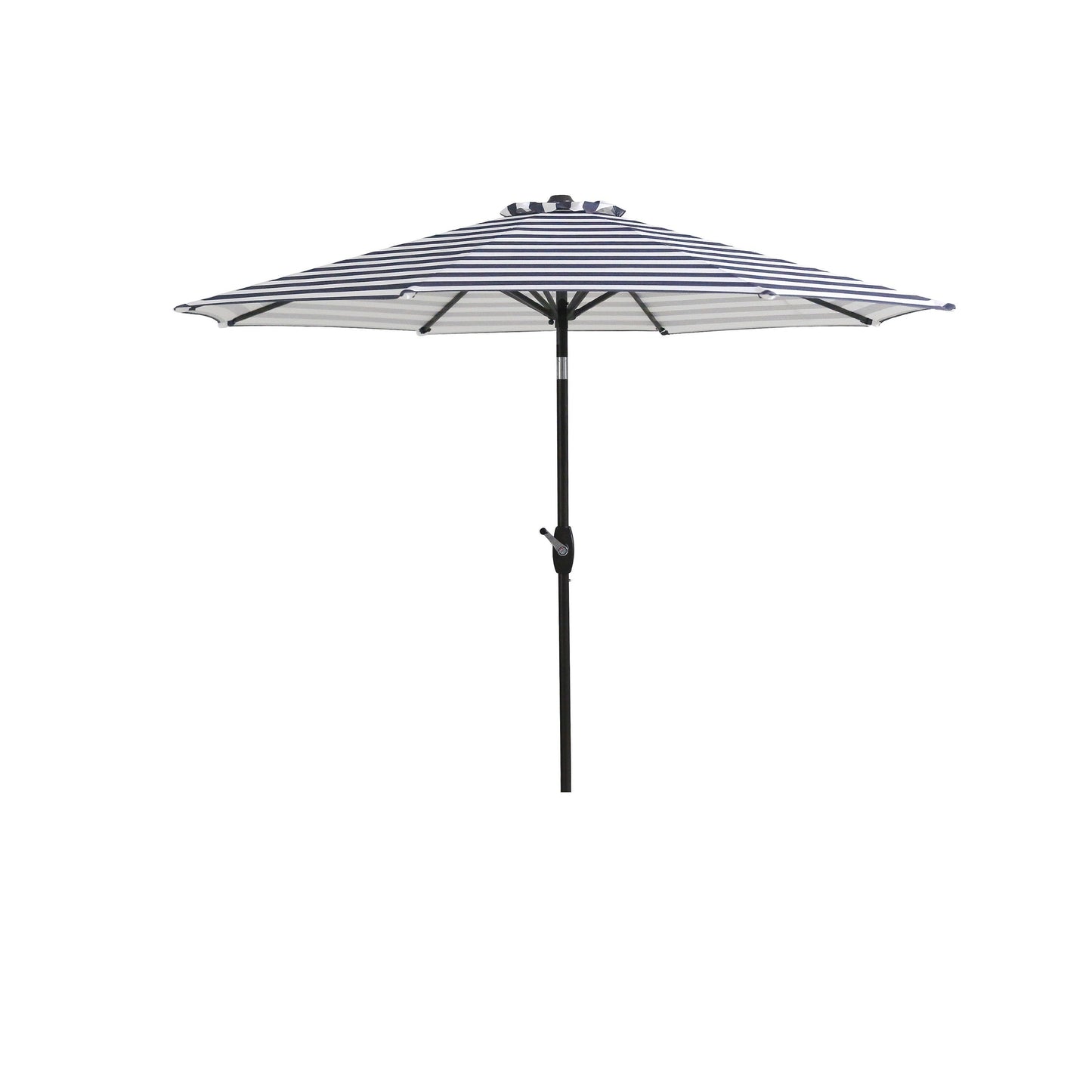 Parasol de patio Lopes de 9 pieds avec base en finition bronze et support de poids inclus