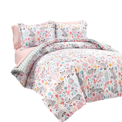 Lush Decor Pixie Fox avec ensemble de draps Kids Back To Campus Couette
