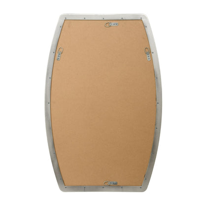 Miroir mural oblong en métal MacLuu