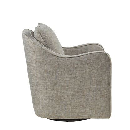 Fauteuil pivotant incurvé rembourré Madison Park Betty