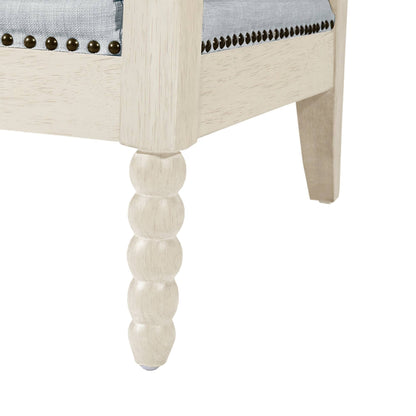 Fauteuil à cadre en bois tourné Madison Park Donohue