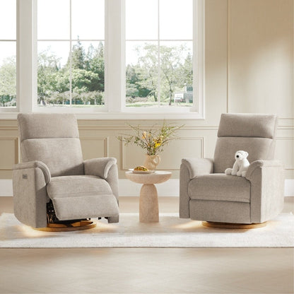 Fauteuil inclinable pivotant électrique Maire pour chambre d'enfant avec veilleuse