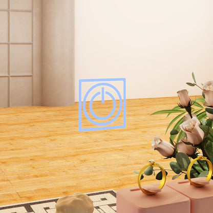 Coiffeuse avec table et tabouret, miroir et éclairage LED