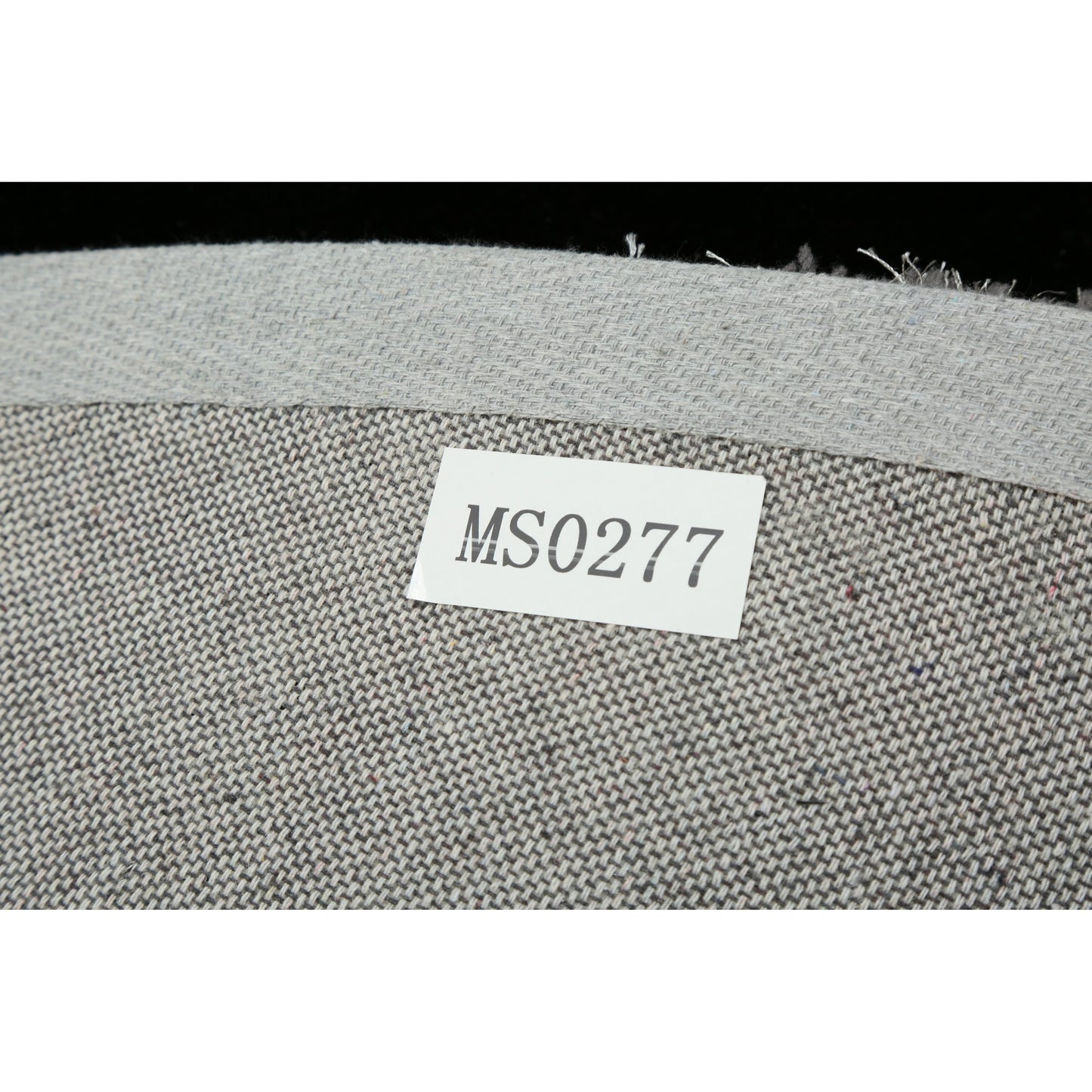 Tapis à poils longs Mateos au design abstrait