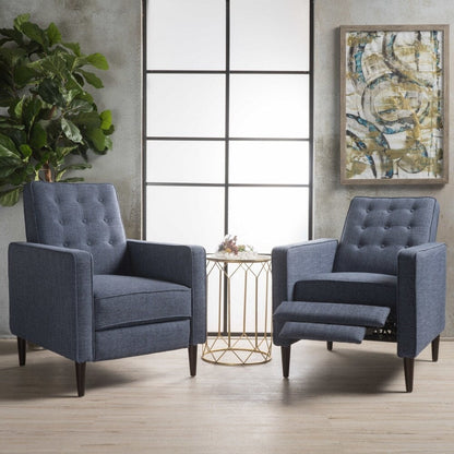 Fauteuil inclinable capitonné Mervynn (lot de 2) par Christopher Knight Home