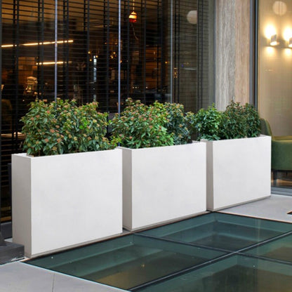 Jardinière métallique robuste pour plantes d'extérieur, 96 x 25 x 76 cm (L x l x H) - 96 x 76 x 25 cm (l x l x H)