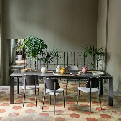 Chaise d'appoint Joe SM TS LG semi-rembourrée