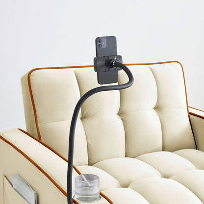 Canapé-lit convertible 3 en 1 moderne 70.86 avec dossier réglable et port de chargement USB pour le salon