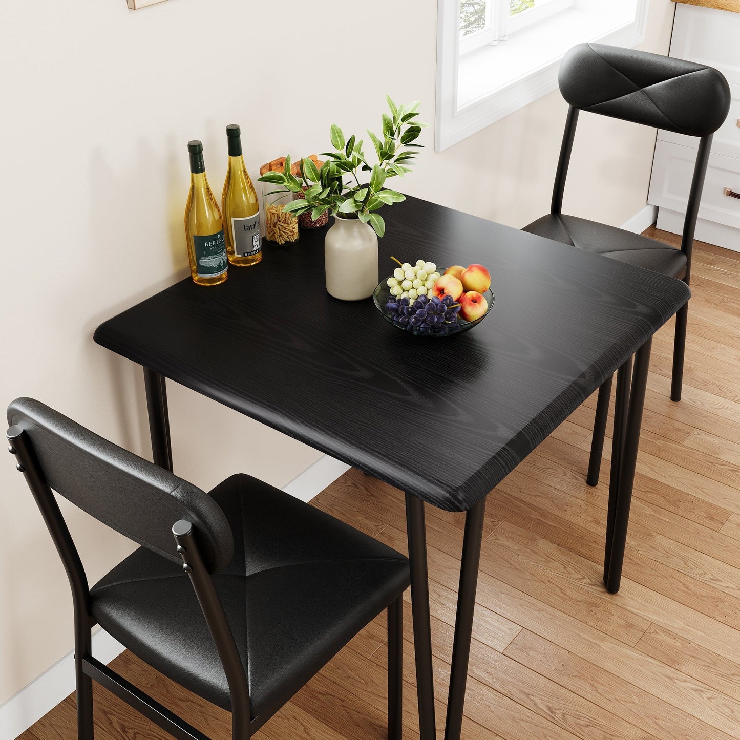 Ensemble de table à manger moderne pour cuisine - 3 pièces