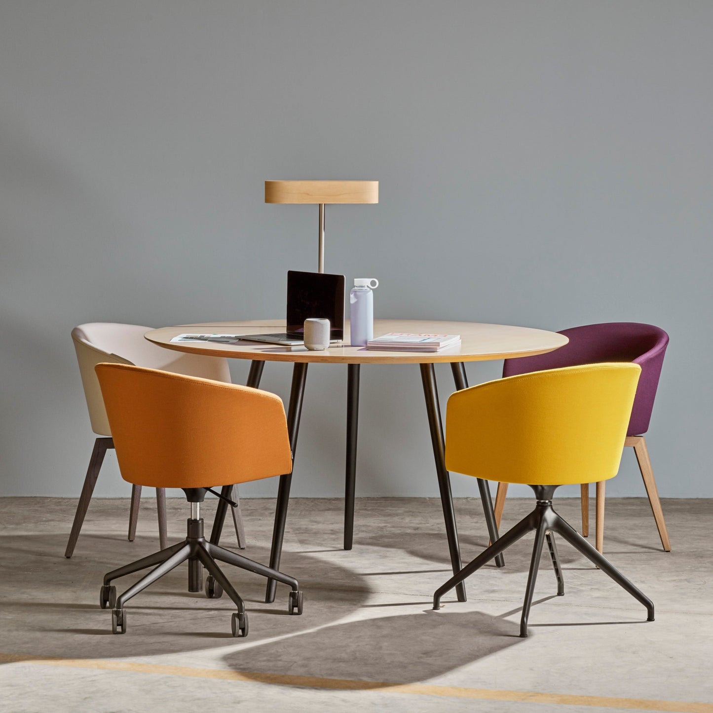 Chaise de bureau Moon 663DR - Pivotante avec roulettes