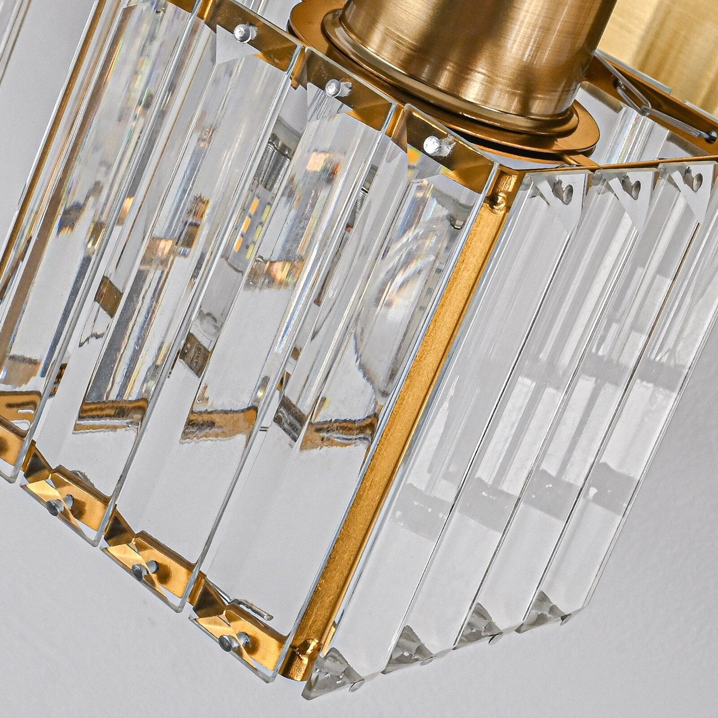 Luminaires de salle de bain en cristal à intensité variable Ora Modern sur miroir Glam Vanity Lights