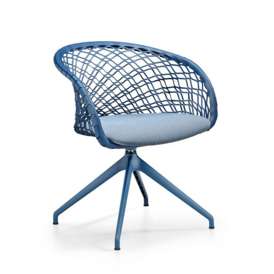 Fauteuil pivotant P47 P GX TS-CU avec base à tréteaux en acier