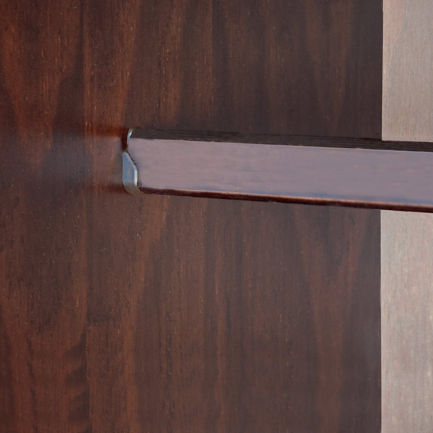 Armoire penderie 3 portes Cosmo 100 % bois massif de Palace Imports avec portes en bois massif ou en miroir