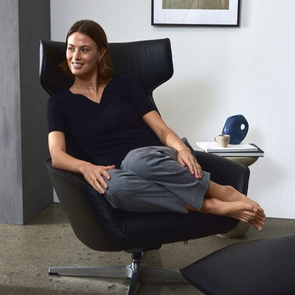 Fauteuil inclinable Palma avec repose-pieds et coussin de tête