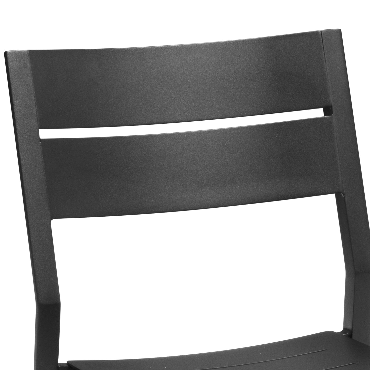 Ensemble de salle à manger d'extérieur en aluminium Pellebant 5/7/9 pièces avec table extensible et chaises empilables