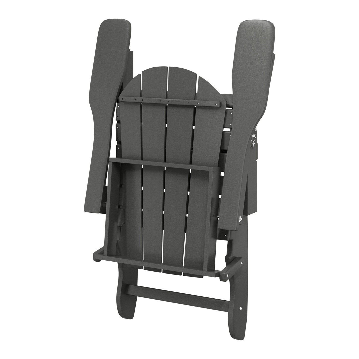 Chaises pliantes Adirondack Polytrends Laguna résistantes aux intempéries (lot de 2)